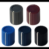 Plastic Black knob 15X13mm Shaft Hole 6.4mm