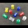 5mm LED Lampshade Protector Red Plastic Clip