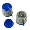 Amplifier Gray Knob Blue top 25X20mm shaft hole 6.4mm