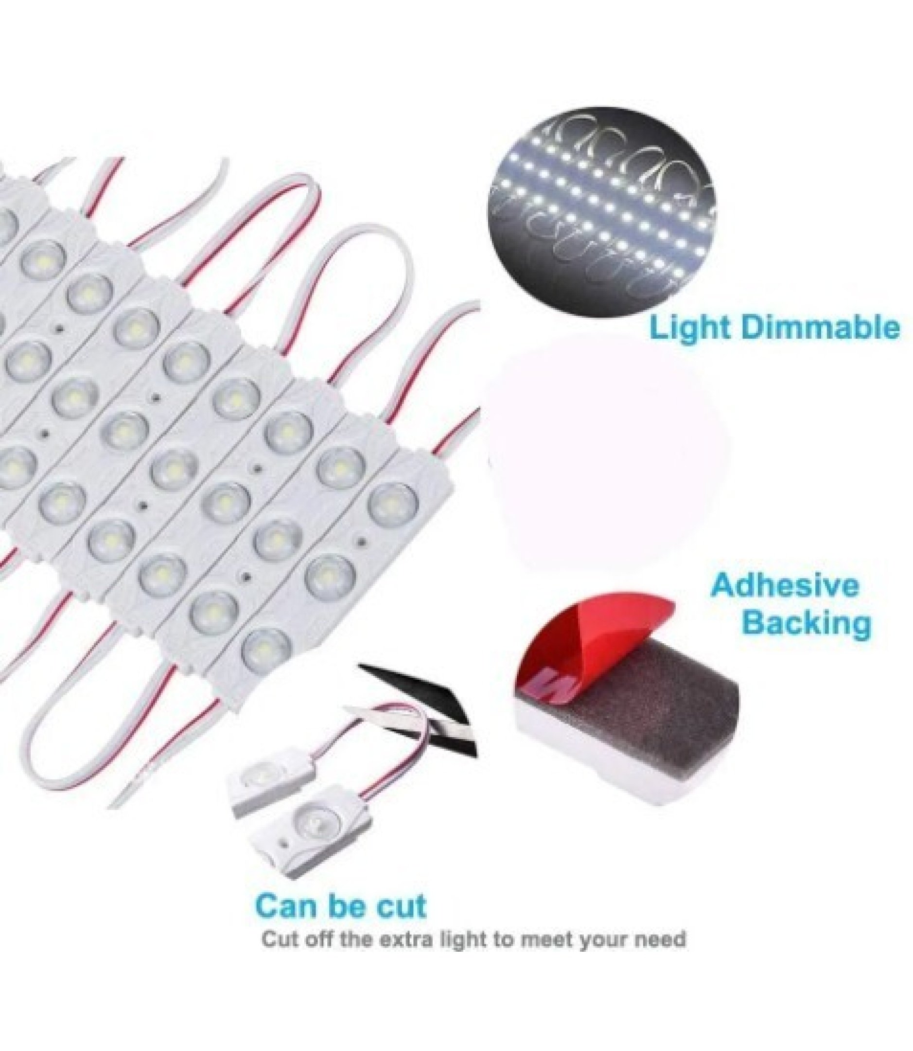 led2_5.jpg 20PCS/set White color LED 2835 Module 12V waterproof