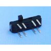 Electronic component image of Mini Slide Switch 2P3T Through Hole 0.3A 6VDC for circuit design.