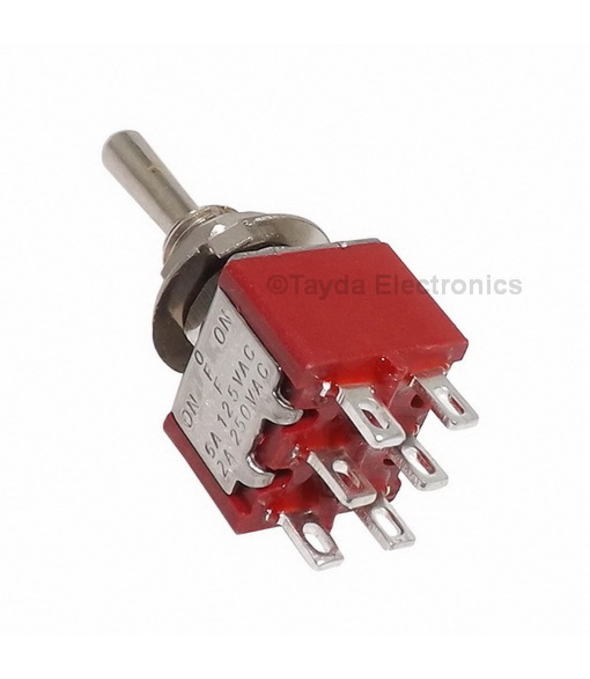 Mini Toggle Momentary Switch DPDT (On)-Off-(On)