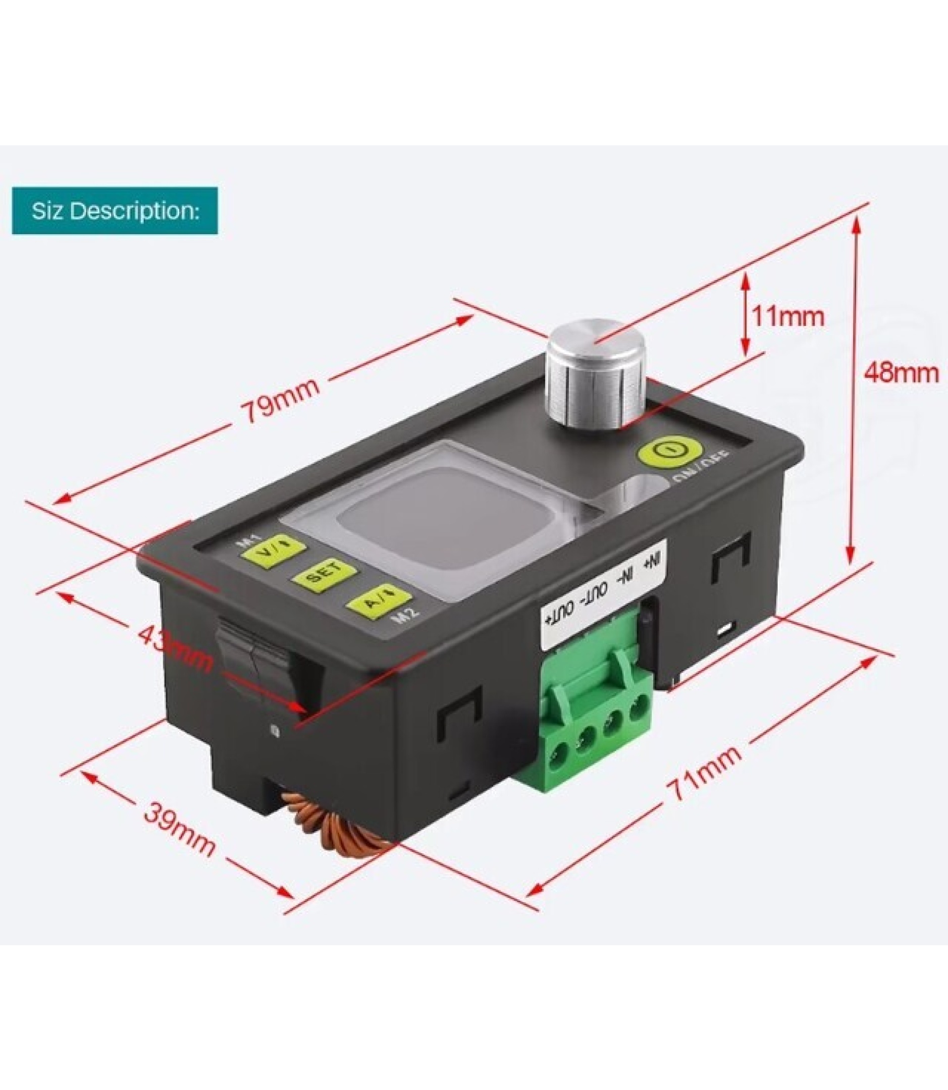 DPS5005 With USB DC-DC Voltage Step-down Power supply module 50V 5A