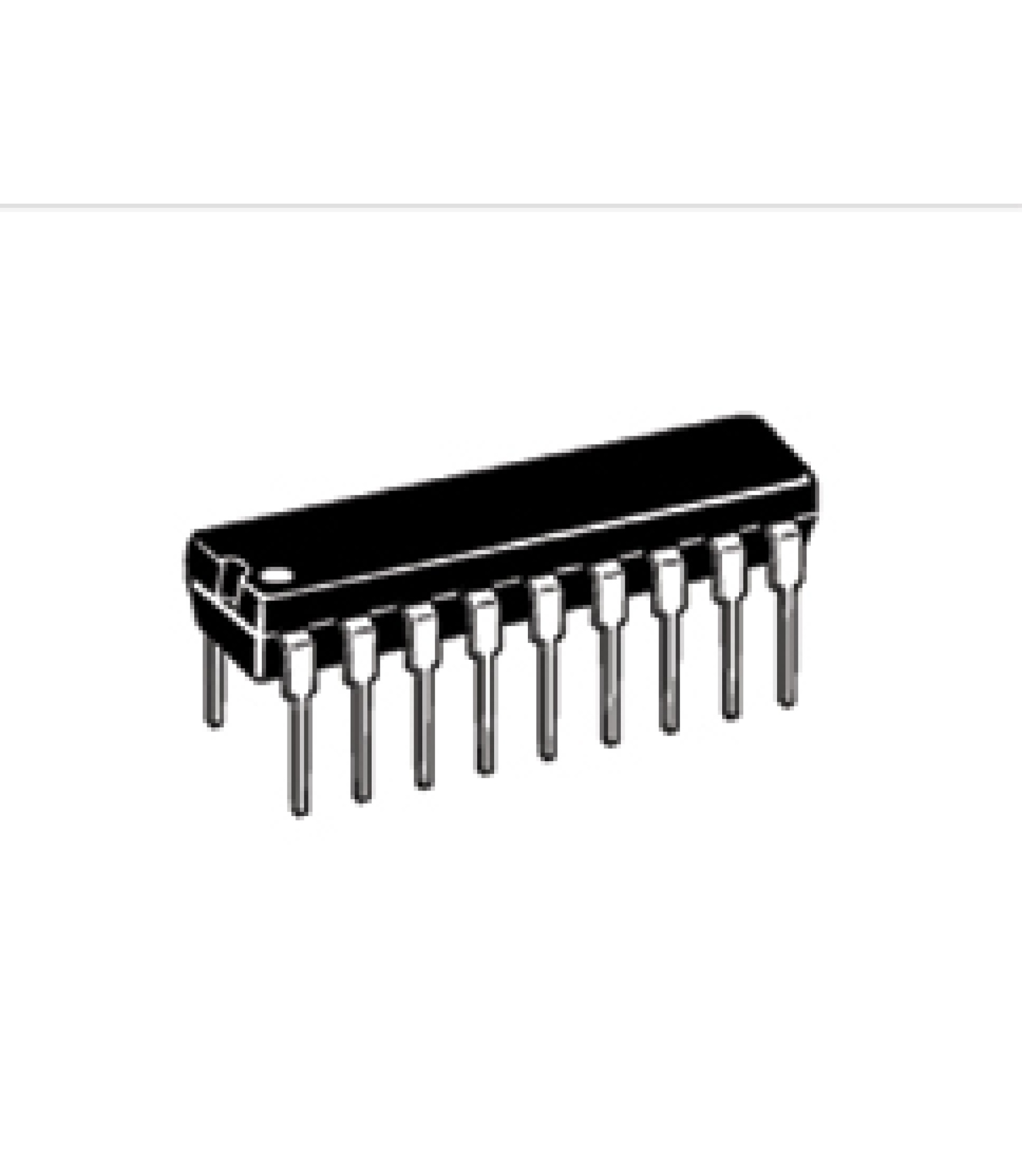 Electronic component image of MT8870 CMOS Low Power DTMF Decoder Receiver for circuit design.