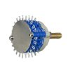 poten2.jpg ROTARY SWITCH 2 POLE 21 POSITION Shaft 6.00mm Shorting