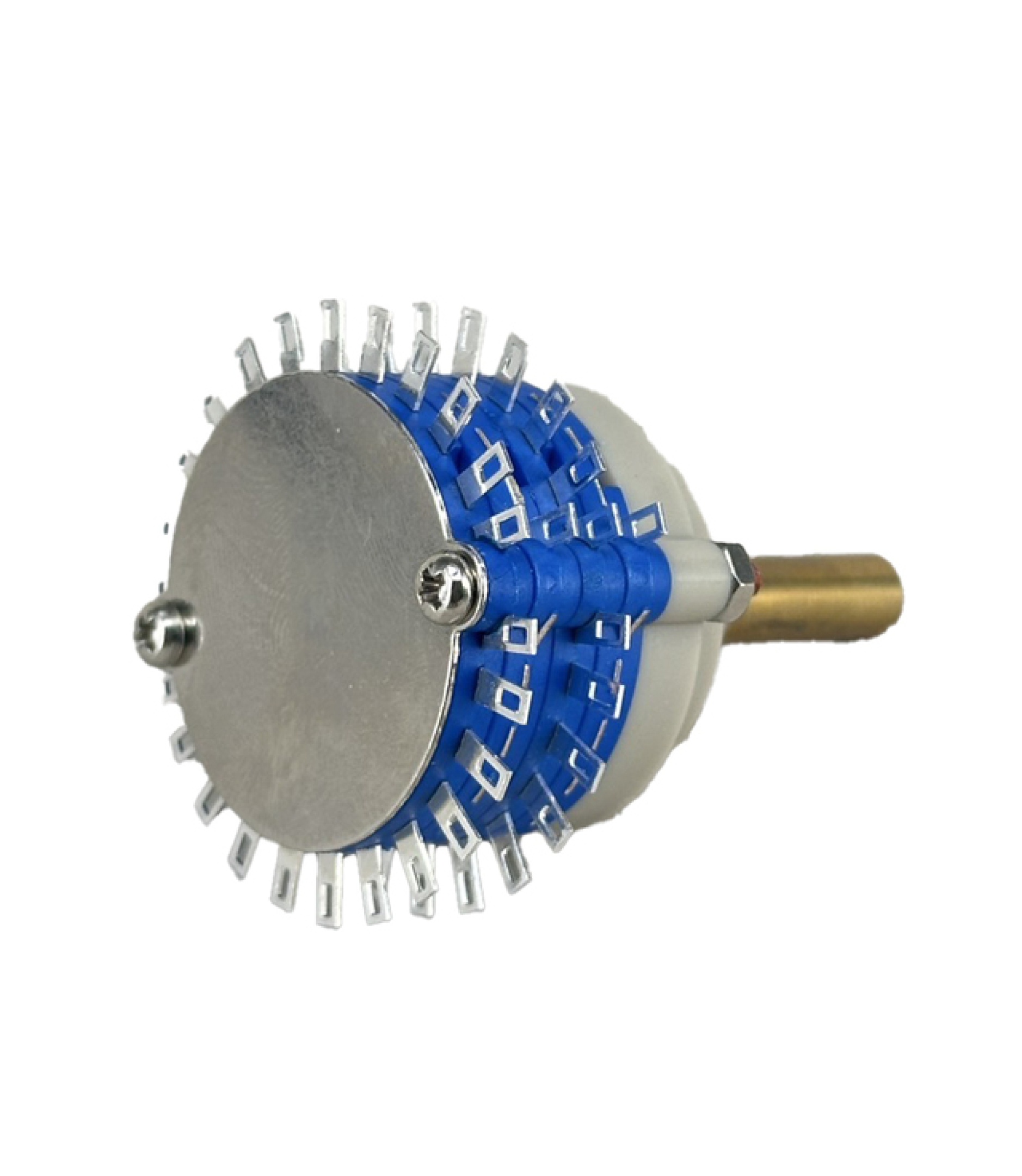 ROTARY SWITCH 2 POLE 21 POSITION Shaft 6.00mm Shorting