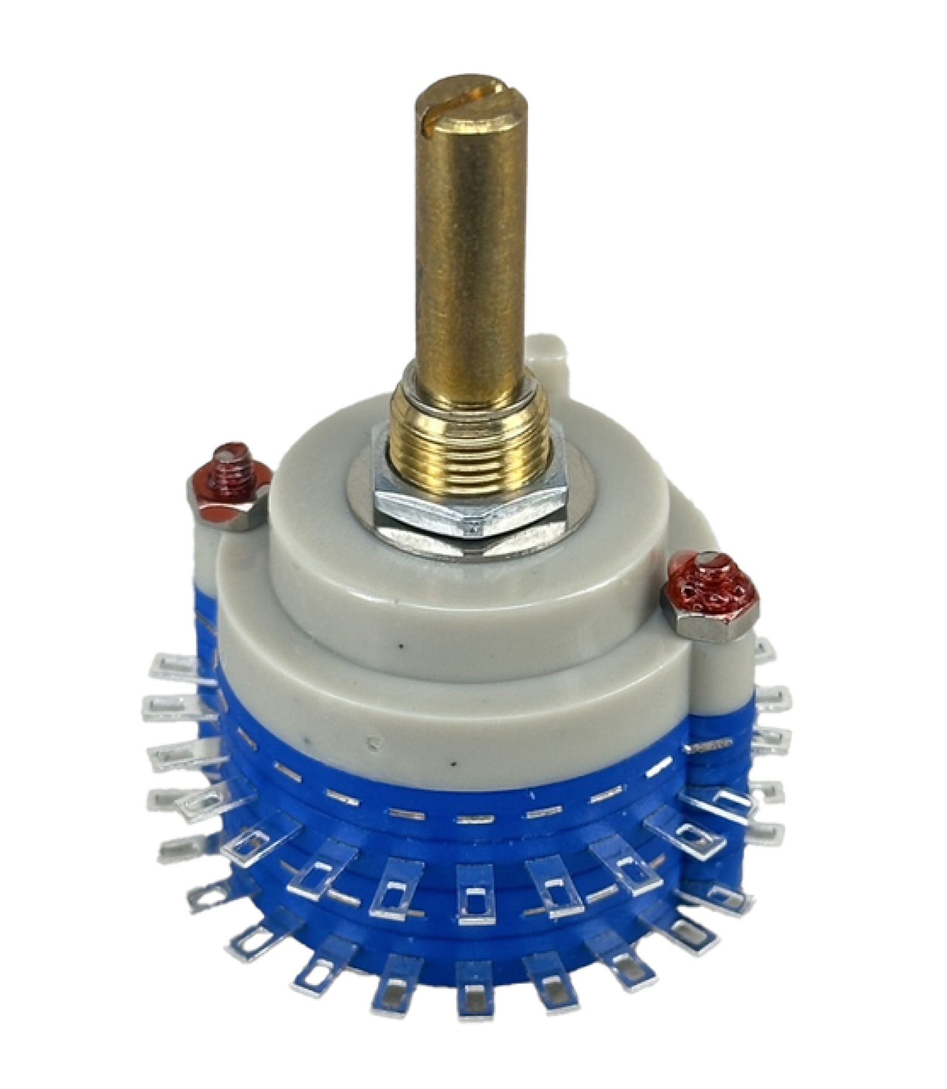 poten_2.jpg ROTARY SWITCH 2 POLE 21 POSITION Shaft 6.00mm Shorting