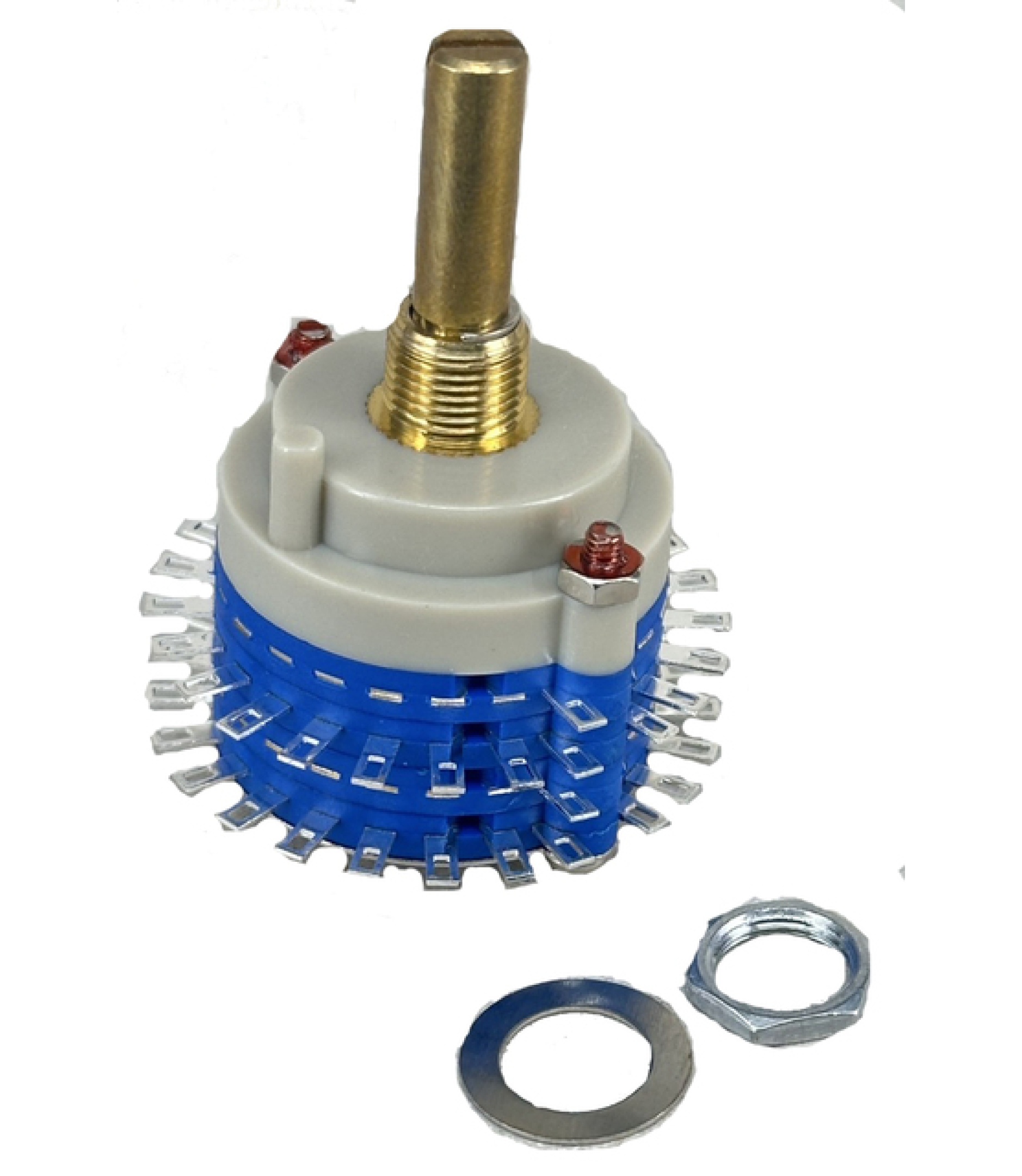 poten_3.jpg ROTARY SWITCH 2 POLE 21 POSITION Shaft 6.00mm Shorting