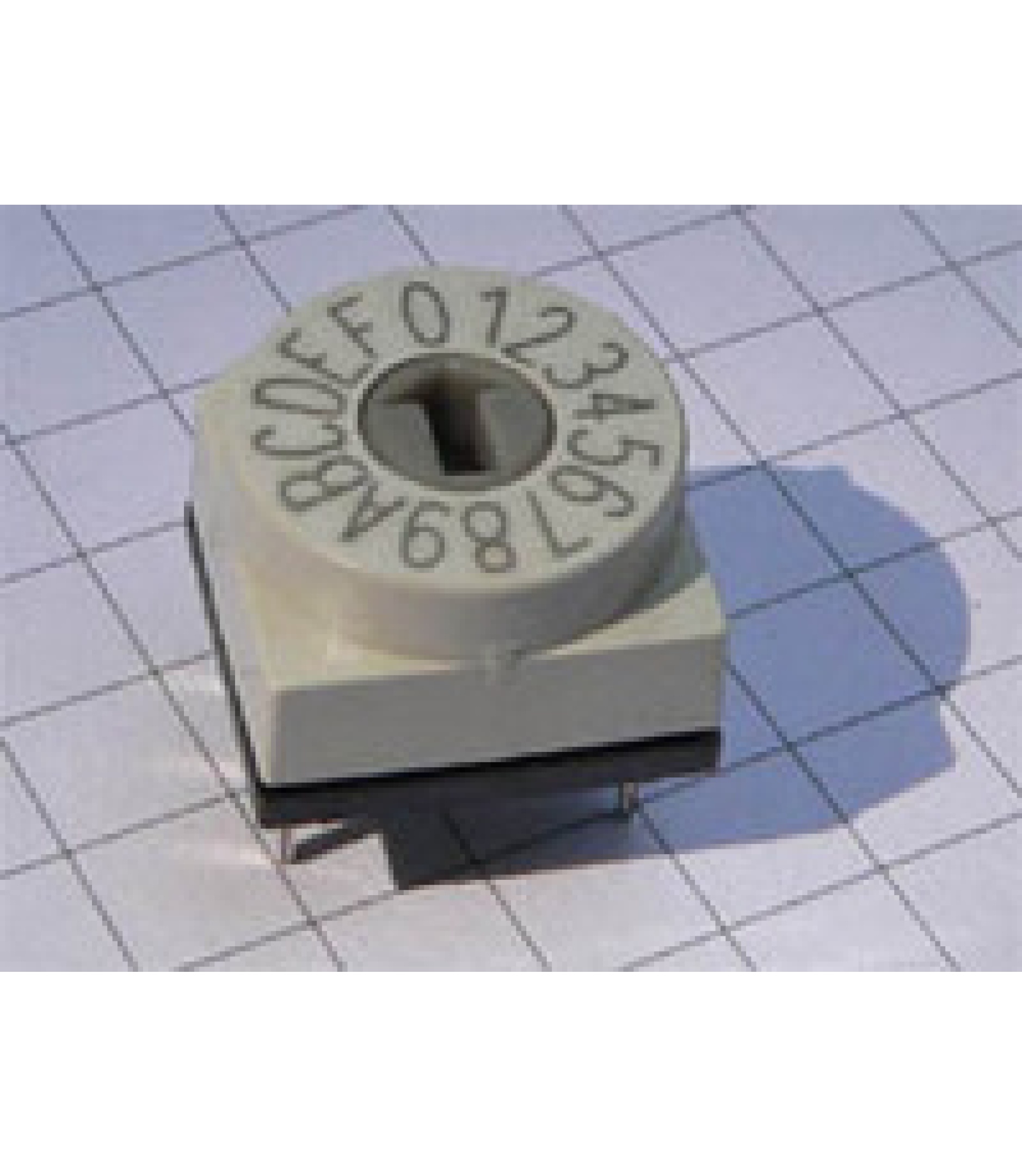 Electronic component image of PT65103 Code Switch Straight 3+3 Hexa Arrow-shape Slot for circuit design.