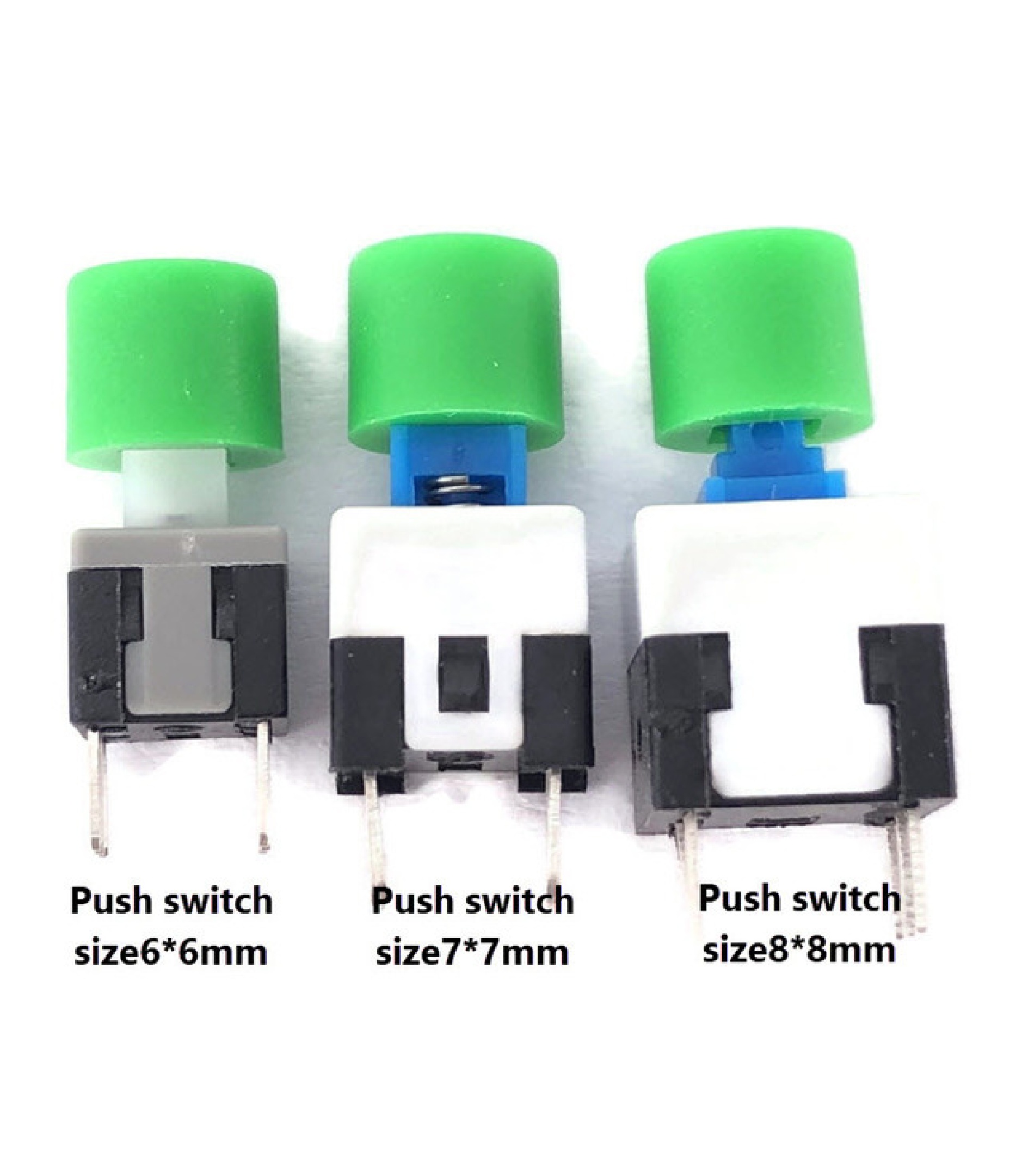 Push Button Switch Caps White Color 6x5mm