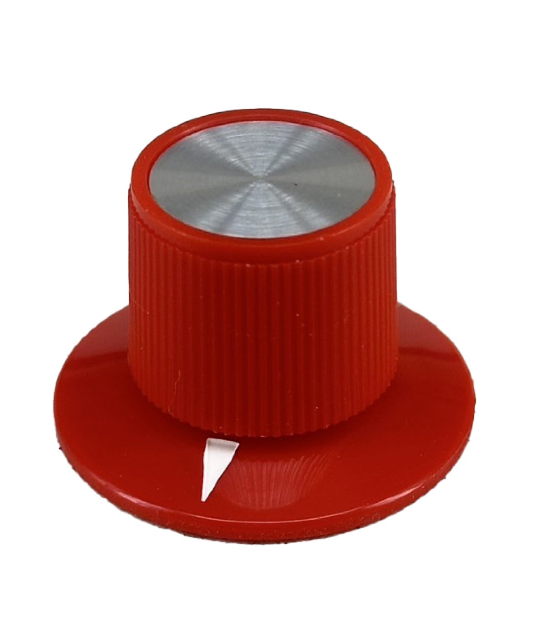 Red Rogan knob 29x20mm Shaft 6.4mm
