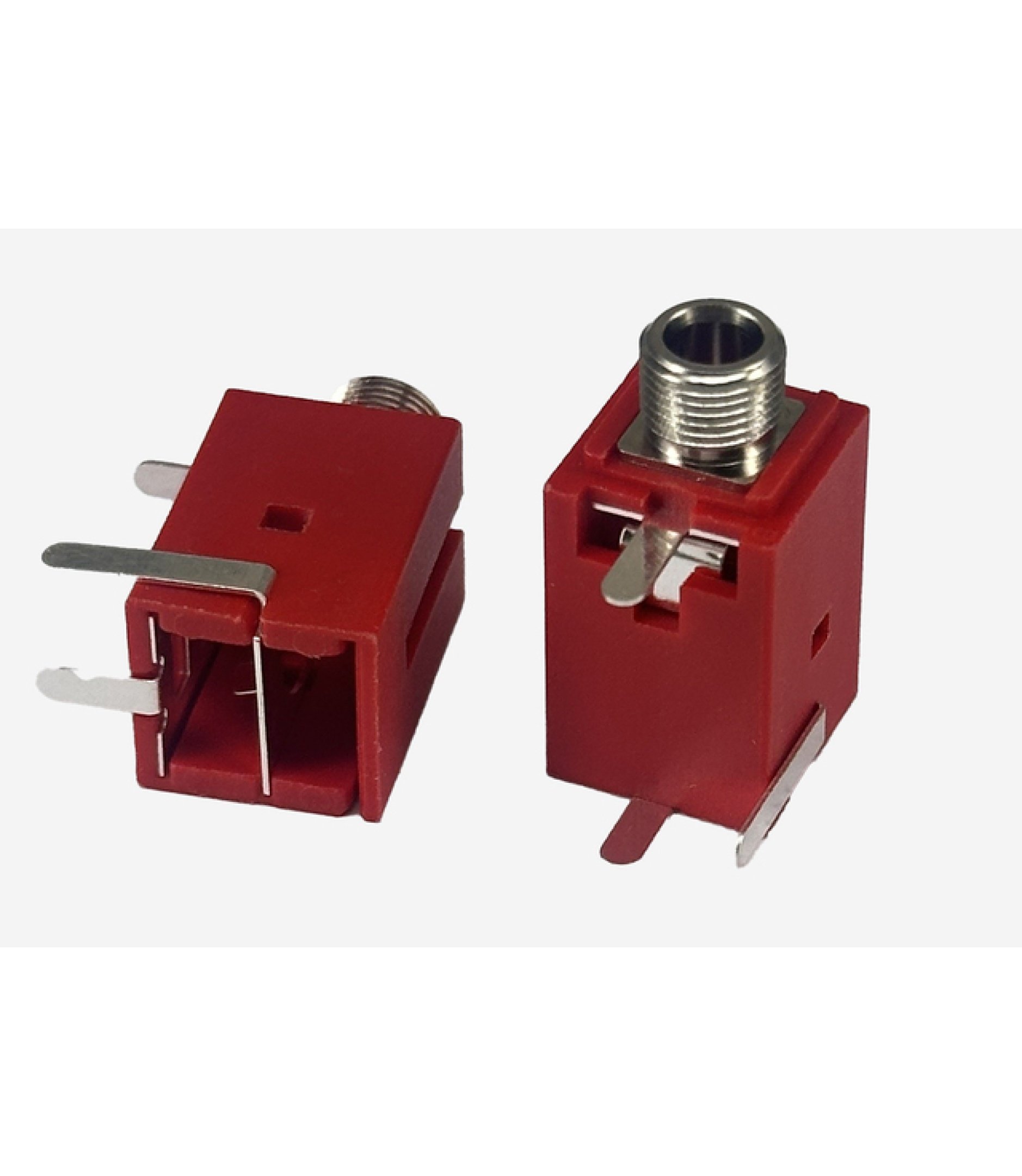 3.5mm Mono Red Phone Jack WQP-WQP729JH