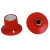 Red Rogan knob 29x20mm Shaft 6.4mm