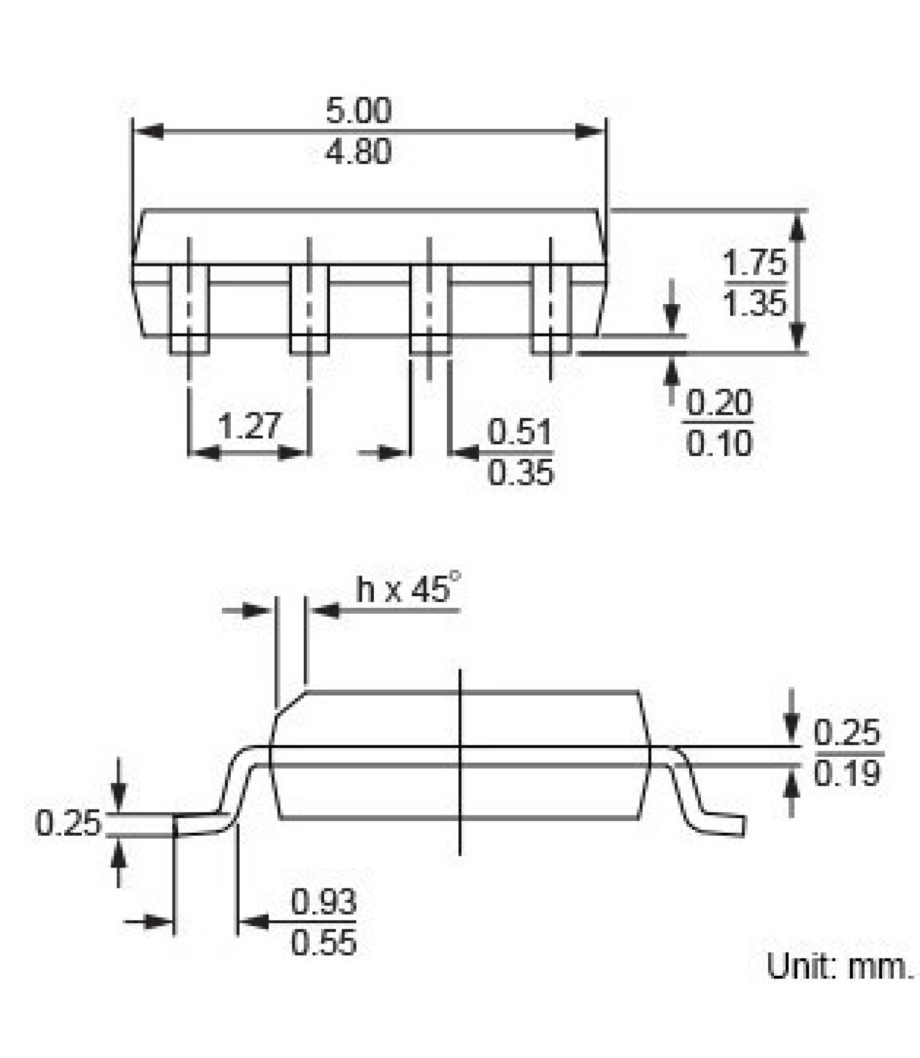 Electronic component image of RC4558 Dual Op-Amp IC Gain Bandwidth 3MHz for circuit design.