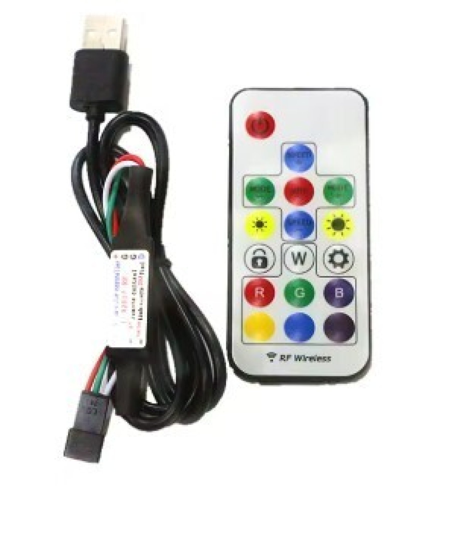 SK6812 RGB Controller DC5-24V with RF Remote 17Key