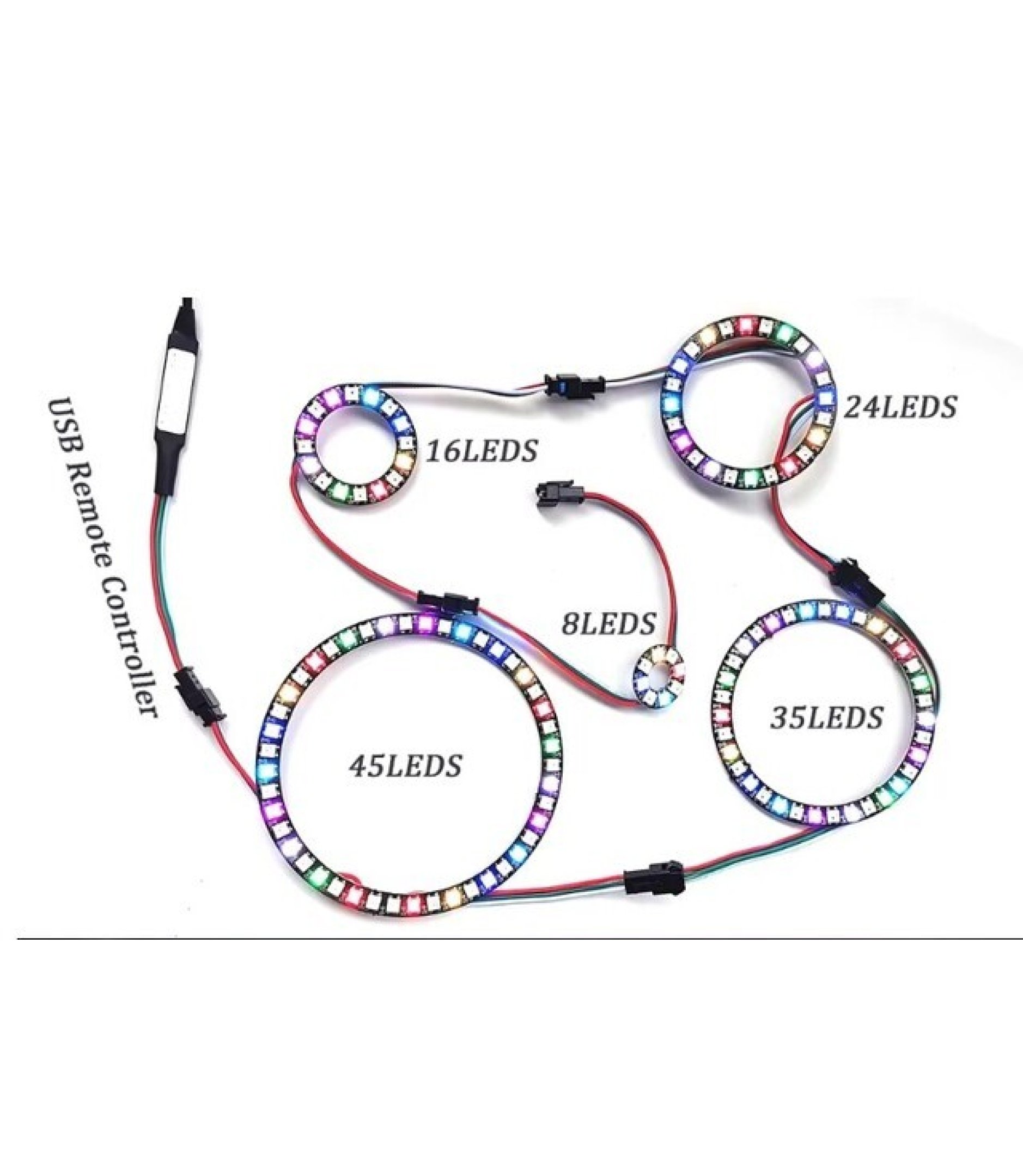 WS2812B 16 LED 5050 RGB Ring Module