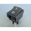 Electronic component image of Rocker Switch DPST 16A 250VAC Panel Mount Snap-In for electrical applications.