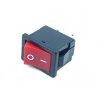 Electronic component image of Rocker Switch DPST 6A 250VAC Panel Mount Snap-In for switch applications.