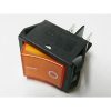 Rocker Switch DPST ON/OFF with Lamp 16A 250VAC Panel Mount Snap-In Electronic component image of Rocker Switch DPST ON/OFF with Lamp 16A 250VAC for panel mount applications.