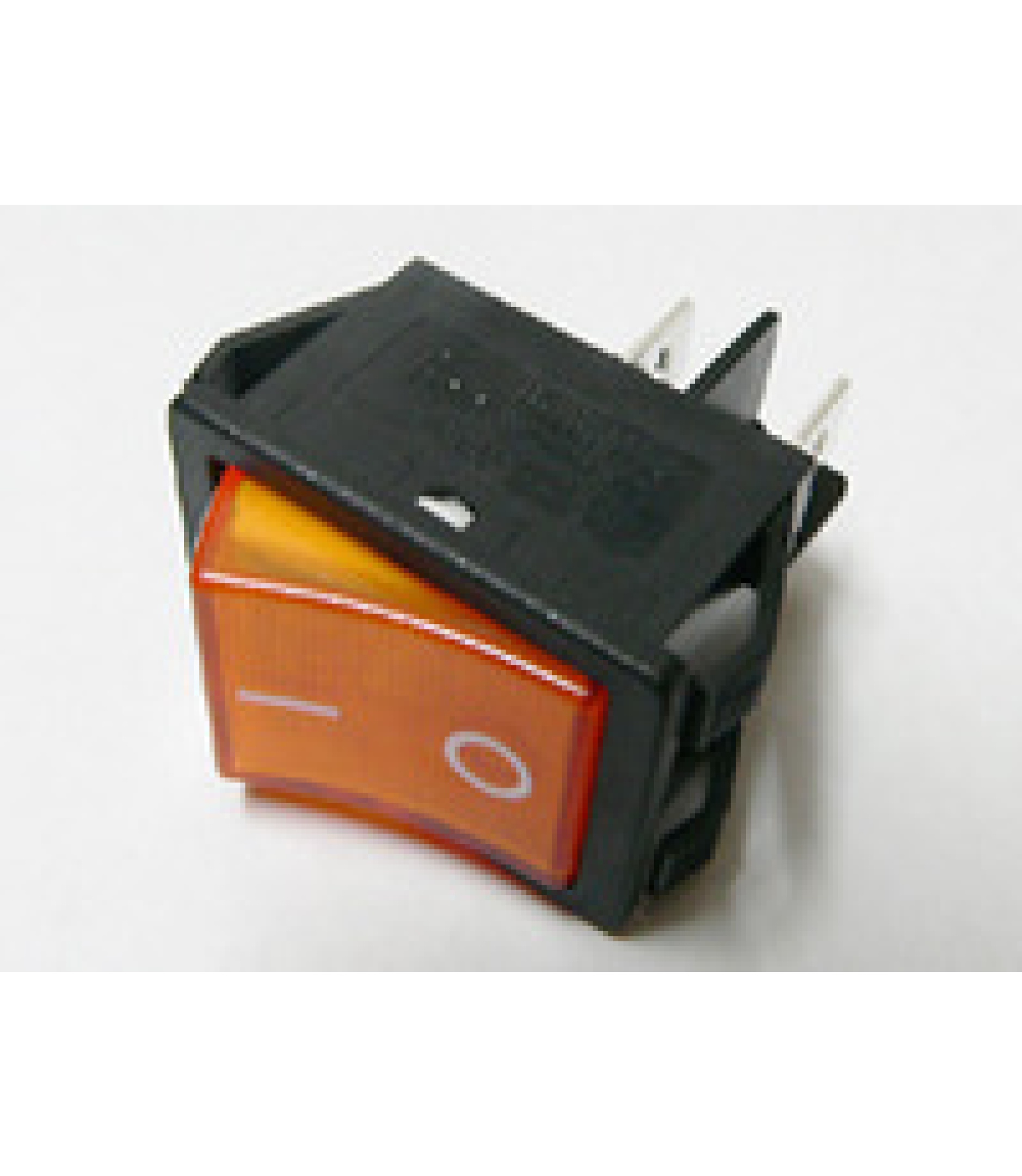 Rocker Switch DPST ON/OFF with Lamp 16A 250VAC Panel Mount Snap-In Electronic component image of Rocker Switch DPST ON/OFF with Lamp 16A 250VAC for panel mount applications.