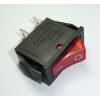 Electronic component image of Rocker Switch SPST 15A 250VAC Panel Mount Snap-In for circuit design.