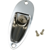 s1.png Chrome Silver 6.35mm 1/4" Boat style Guitar Jack socket