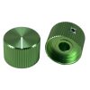 Knurled Aluminum Green Knob Shaft 6.35mm