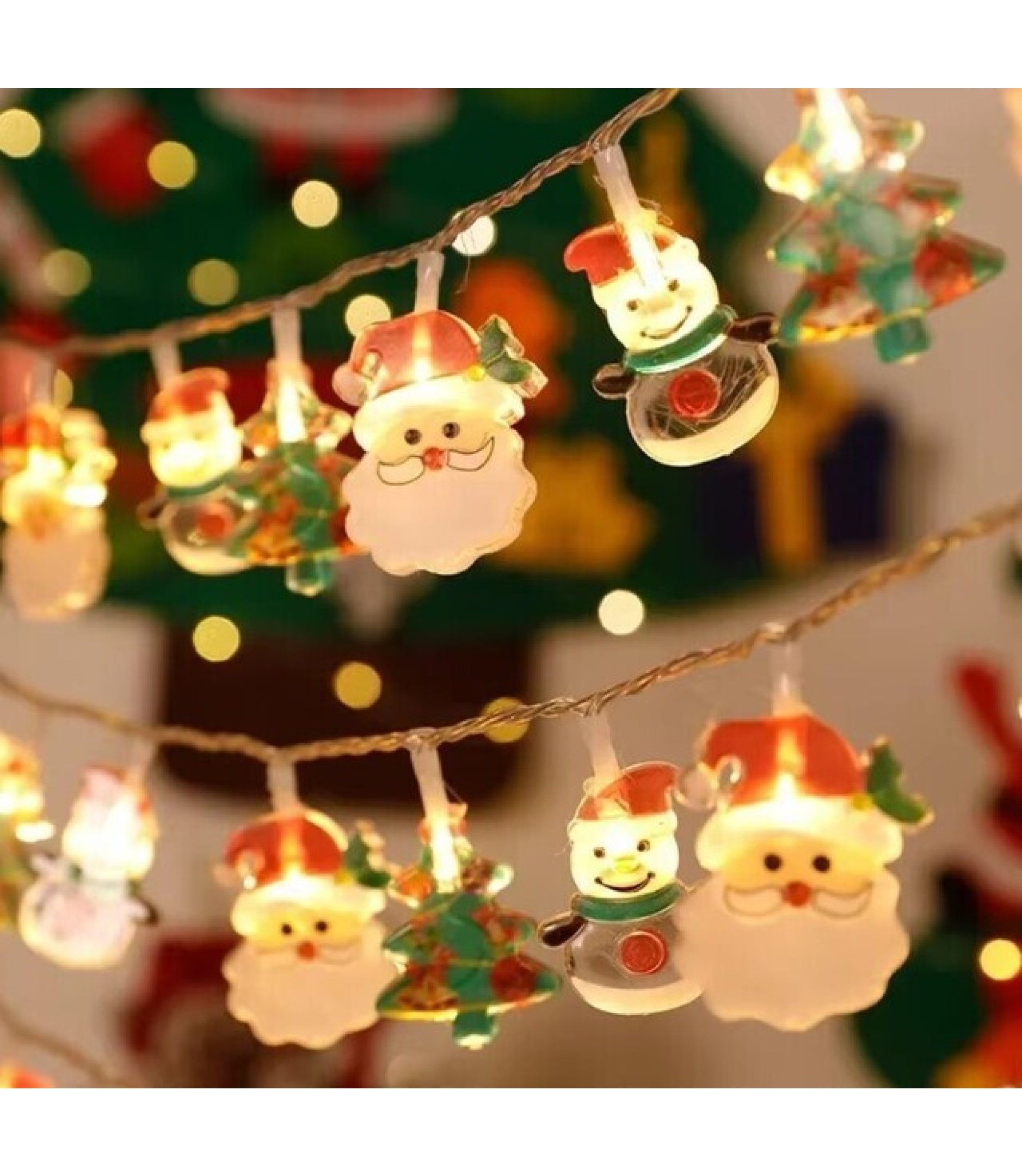 3M 20LED Santa Claus snowman Decoration Christmas Lights IP65