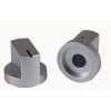 Aluminum Davies 1510 Silver Knob Shaft Hole 6.35mm