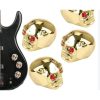 Skull Gold Guitar knob 24x20mm Shaft 6x18T