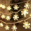 3M 20LED Snowflake Decoration Christmas Lights IP65