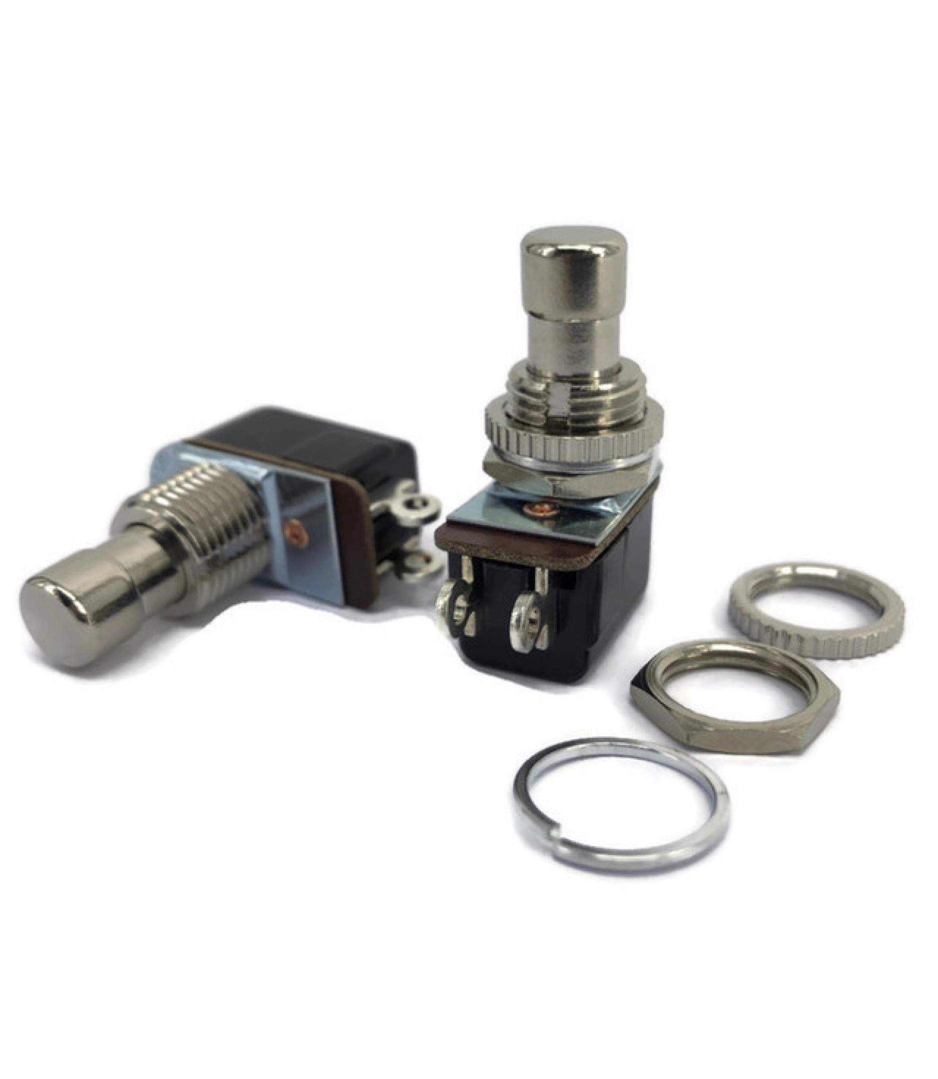 Electronic component image of SPST Momentary Soft Touch Push Button Switch Pedal for circuit design.