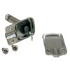6.35mm 1/4" Mono Right Angle Metal Square Plug