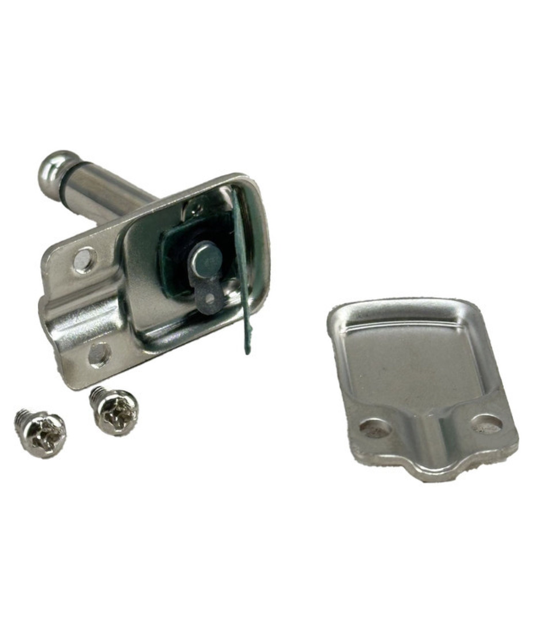 6.35mm 1/4" Mono Right Angle Metal Square Plug