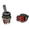Mini Toggle Switch 1M Series DPDT On-On Solder Lug Large Handle