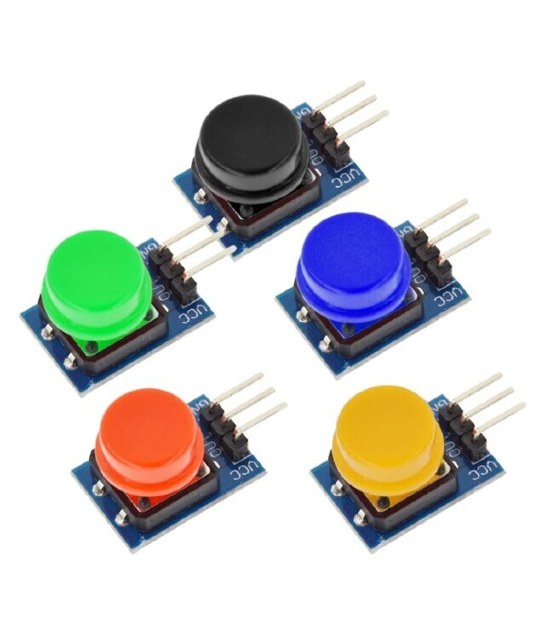 12x12mm large button module with Red caps