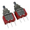 Mini Toggle Switch 1M Series SPDT On-Off-On Short Lever PCB PINS