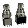 3PDT Compact Stomp Foot / Pedal Switch ON-ON Latching Solder Lug