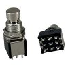 3PDT Compact Stomp Foot / Pedal Switch ON-ON Latching Solder Lug