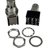 3PDT Compact Stomp Foot / Pedal Switch ON-ON Latching Solder Lug