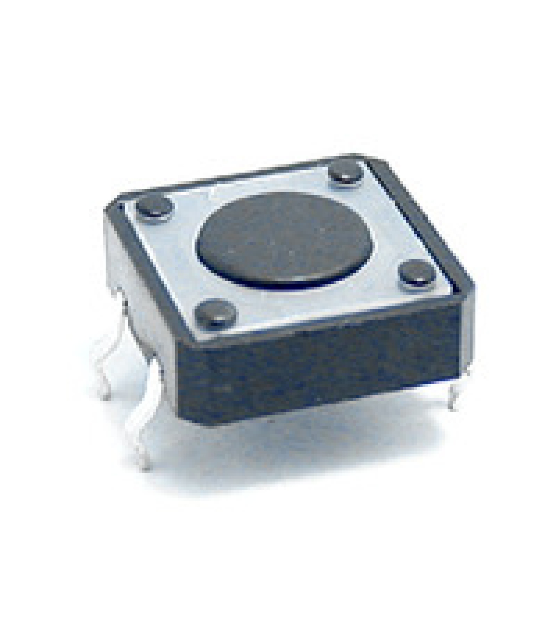 Electronic component image of Tact Switch 12mm x 12mm 4.3mm Through Hole SPST-NO Switch for circuit design.