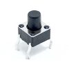 Tact Switch 6mm x 6mm 7.3mm Through Hole SPST-NO Electronic component image of Tact Switch 6mm x 6mm 7.3mm Through Hole SPST-NO for electronic devices.