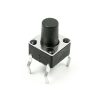 Tact Switch 6mm x 6mm 8mm Through Hole SPST-NO Electronic component image of Tact Switch 6mm x 6mm 8mm Through Hole SPST-NO for circuit design.