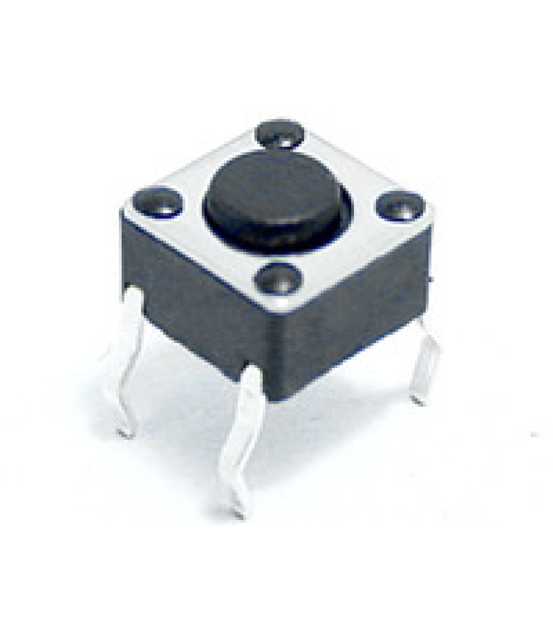 Tact Switch 6x6mm 4.3mm Through Hole SPST-NO Switch Electronic component image of Tact Switch 6x6mm 4.3mm Through Hole SPST-NO Switch for circuit design.