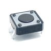 Electronic component image of Tactile Switch 12mm x 12mm 4.3mm Through Hole SPST-NO for circuit design.