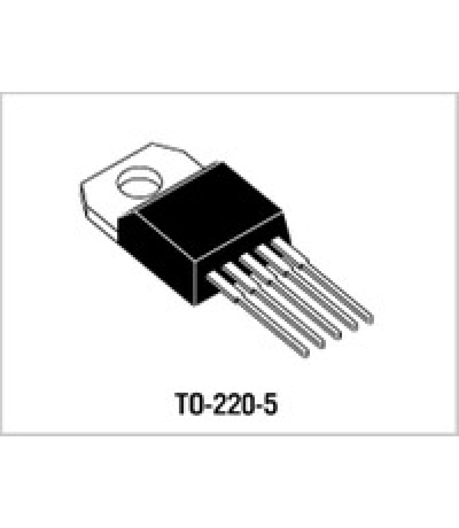 Electronic component image of TC4429 FET Driver 55nS On/55nS Off 6A Inverting for TO-220-5 package.