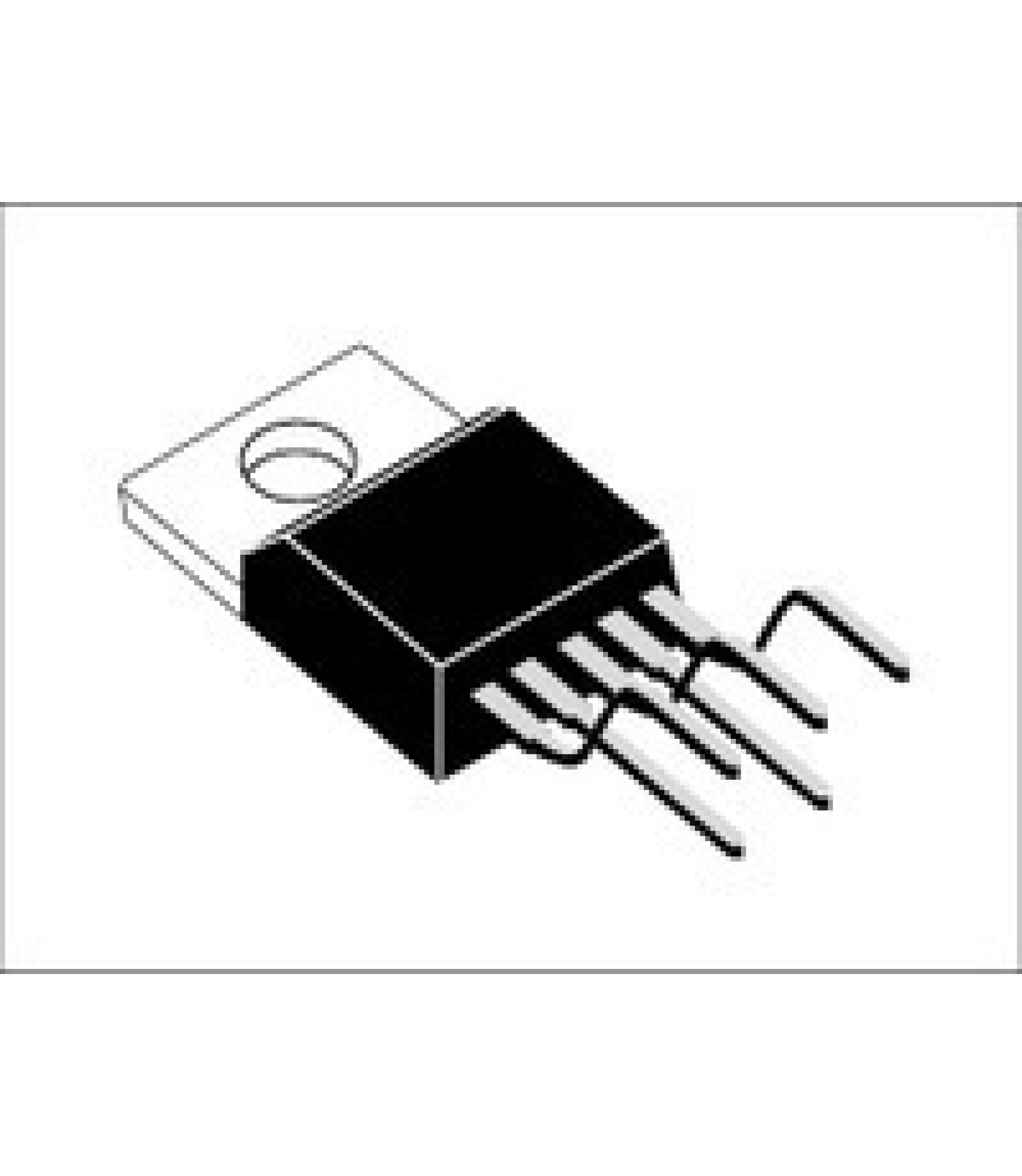 Electronic component image of TDA2040 Audio Amplifier IC for circuit design.