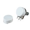 White Dust Seal Cover For Potentiometer