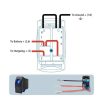 Marine Switch SPST ON-OFF 12V 20A With Blue LED
