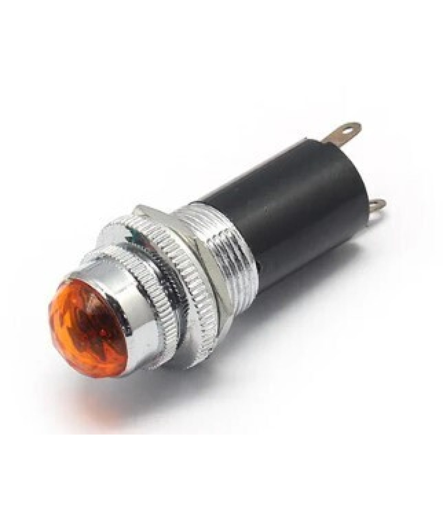 16mm Yellow Diamond Head Led Indicator Lamp Panel Mount 220V
